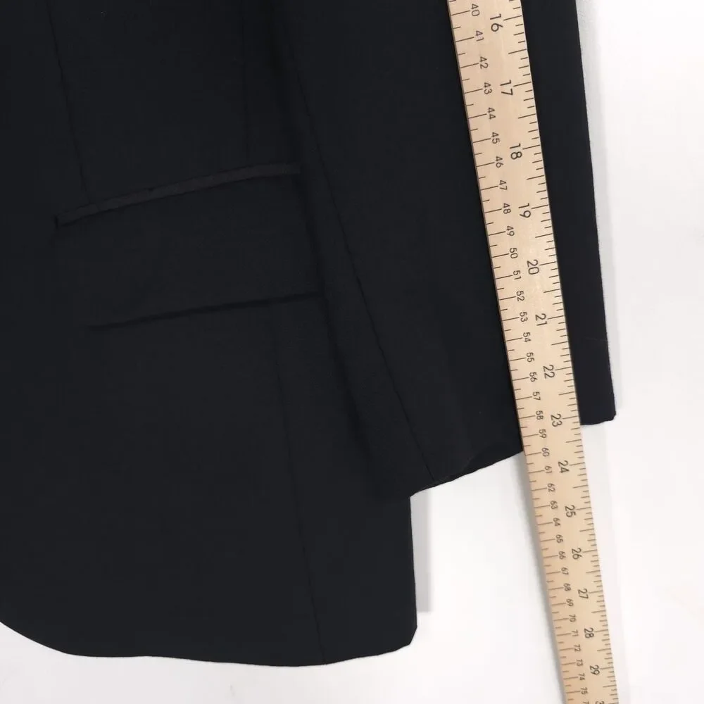 PIERRE BALMAIN Tuxedo Blazer Black Wool Satin Lapel 40R MADE IN USA‎